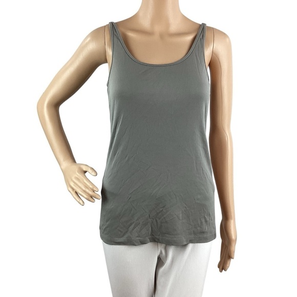 Eileen Fisher 100% Silk Tank Top Size XS Gray - Picture 1 of 7